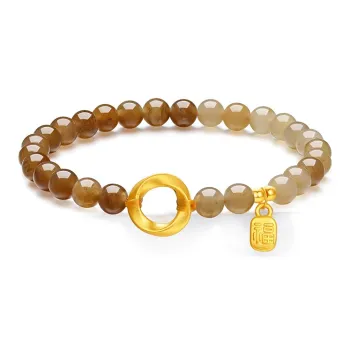 JINGUIFU Bracelets Sugar Jade Women's
