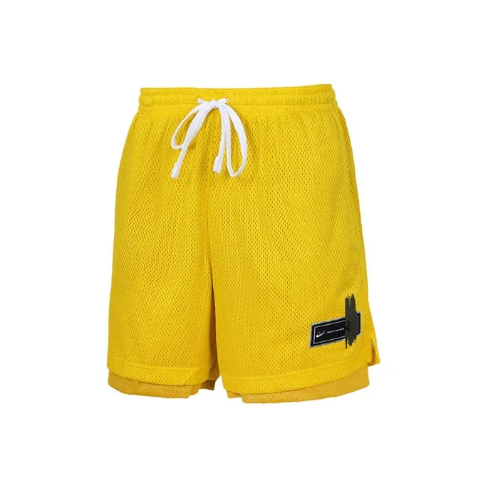Nike Casual Shorts Men Yellow-0
