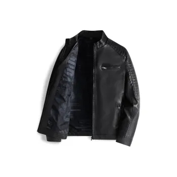 PIERRE CARDIN Leather Jacket Unisex