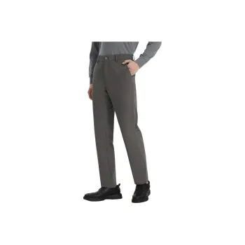 LESS IS MORE Suit Trouser Men's Brown Gray