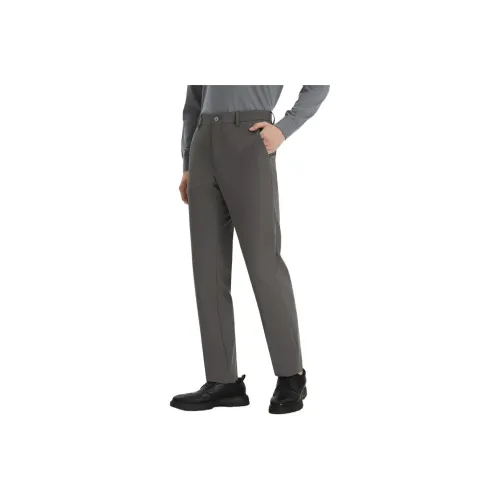 LESS IS MORE Suit Trouser Men's Brown Gray