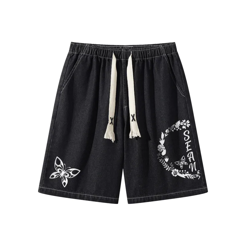 SEANBYSEAN Denim Shorts Unisex-0
