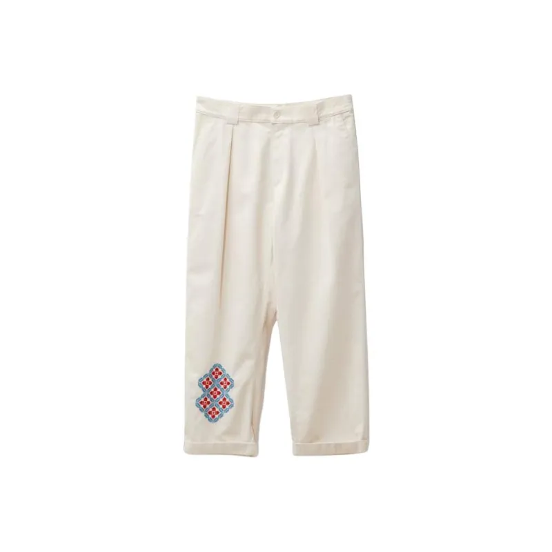 Adish Wide leg Graphic detail Trousers-0