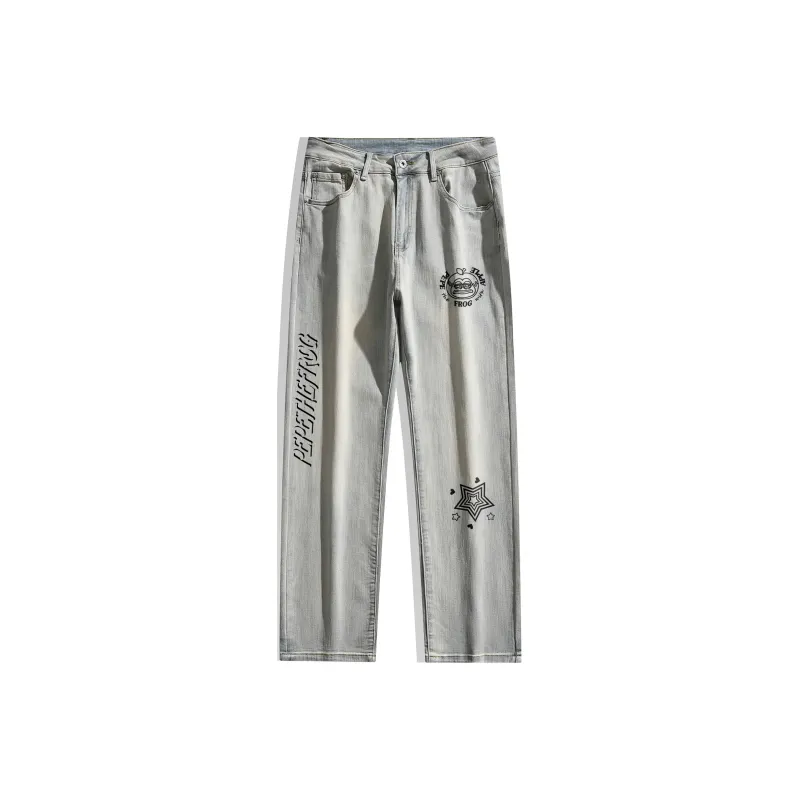 Pepe The Frog Jeans Unisex-4