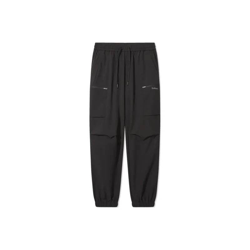Cabbeen Casual Pants Men's Coal Black-0