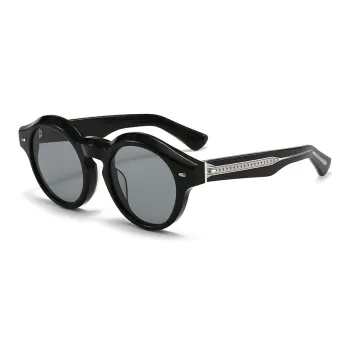 ROLLOTD Plate Frame Round Sunglasses Unisex