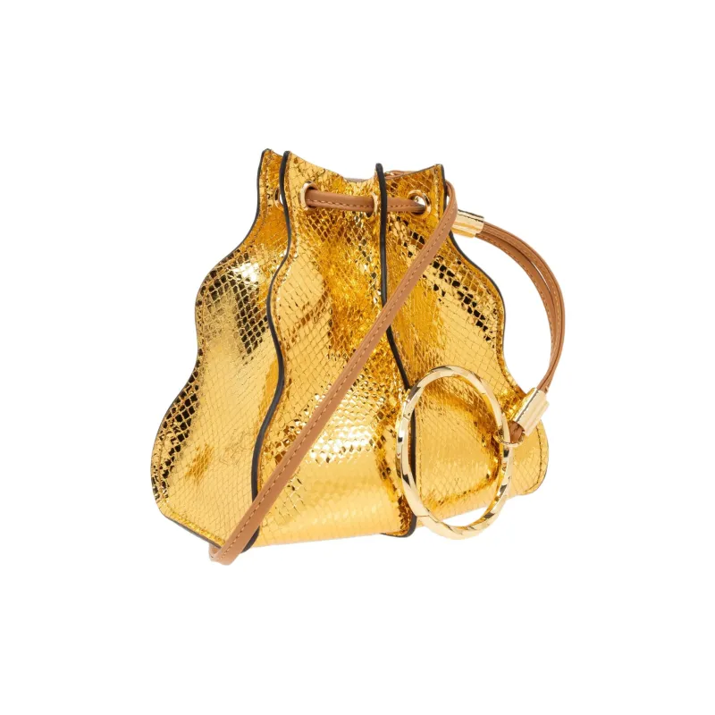 Ulla Johnson Goatskin Shoulder Bag Women's Gold-1