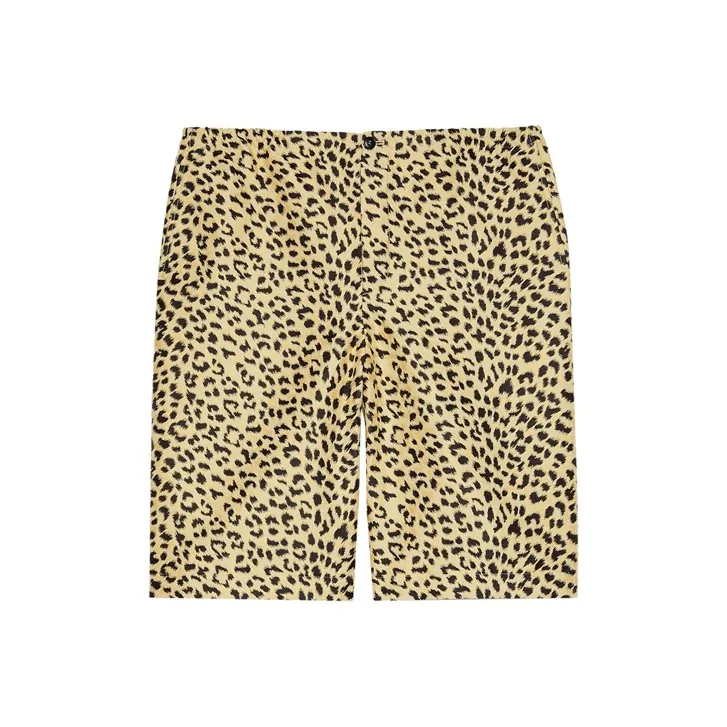 GUCCI Leopard Jacquard Shorts-0