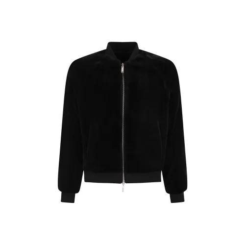 Moose Knuckles Long Sleeved Zip Up Bomber Jacket