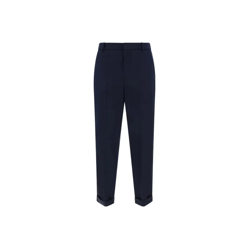 BALMAIN Mid Waisted Cropped Trousers-0