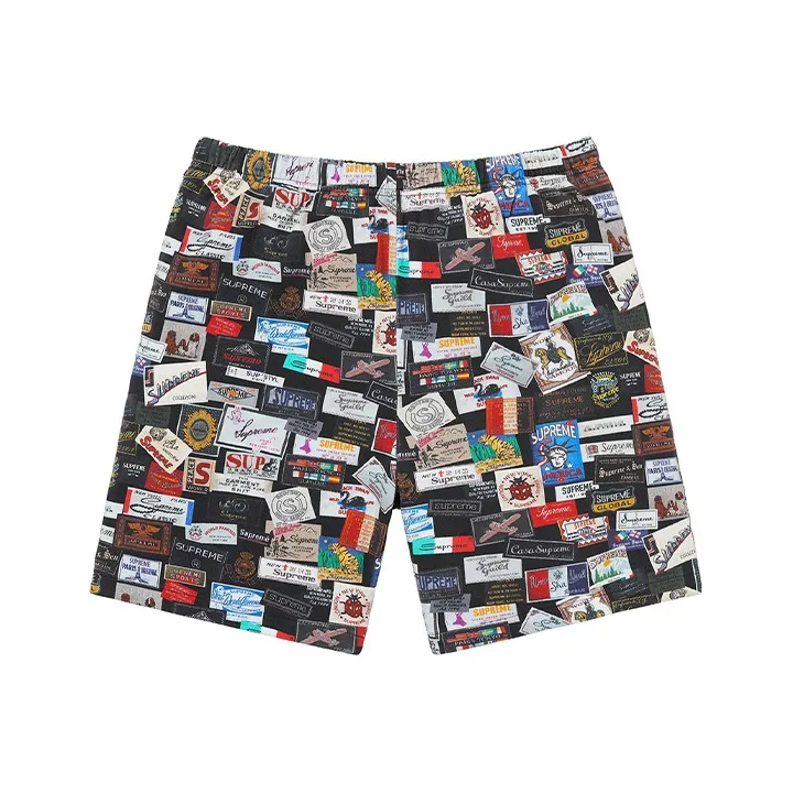 Supreme Labels Pique Short-0