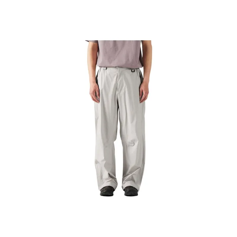 LANQI Windbreaker Pants Unisex Light Gray-1