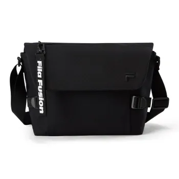 FILA FUSION Filafusion Fabric Messenger Bag, Crossbody Bag Extra Small Unisex Black
