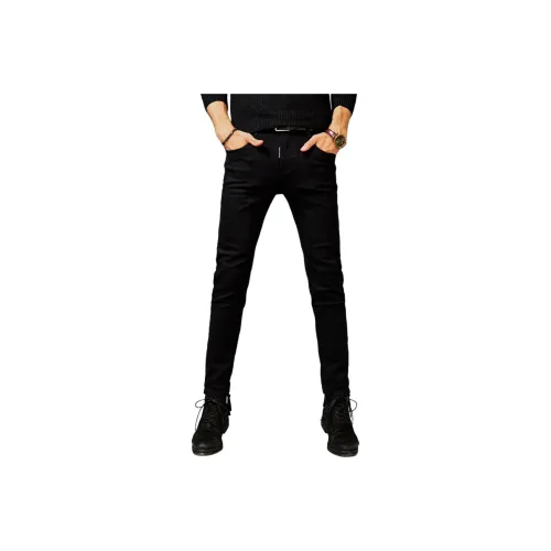 Devanro Jeans Men Black