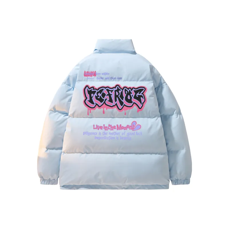 Pepe The Frog Puffer Jacket Unisex-4