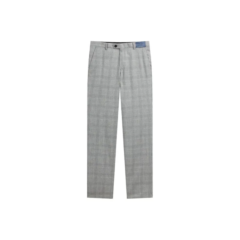 ZIOZIA Suit Trousers Men Gray-0