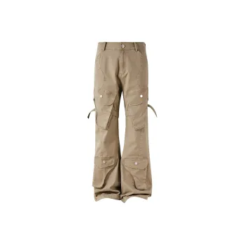 PASET Spring Casual Pants Unisex Khaki