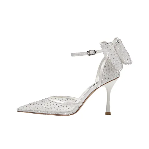 SHOESZOOO Summer Sandals Slim Heel High Heels 9cm Women's Cloud Moon Gather Star