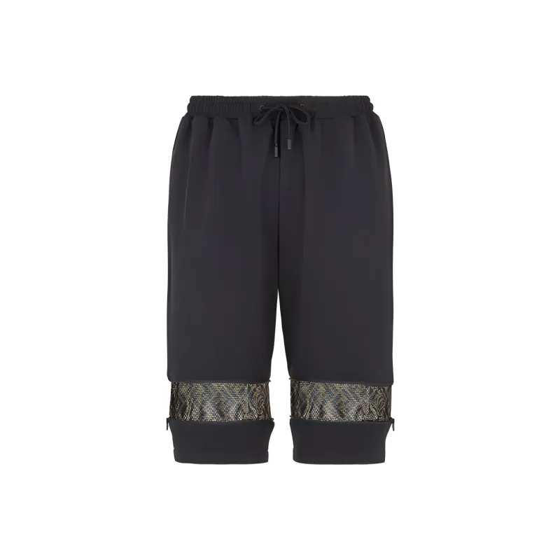 FENDI Casual Shorts Men Black-0