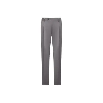 SAINT ANGELO Suit Trouser Men's Sheepskin Curl Brown Natural