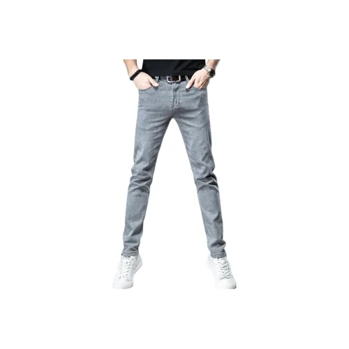 Devanro Jeans Men Gray