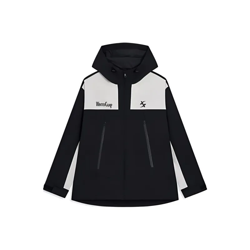 XTEP Jackets & Coats Unisex Jet Black/Cotton White-0