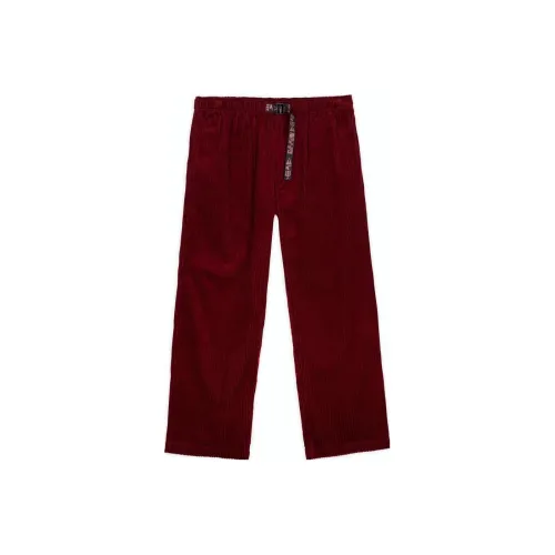 Brain Dead Casual Pants Unisex Burgundy