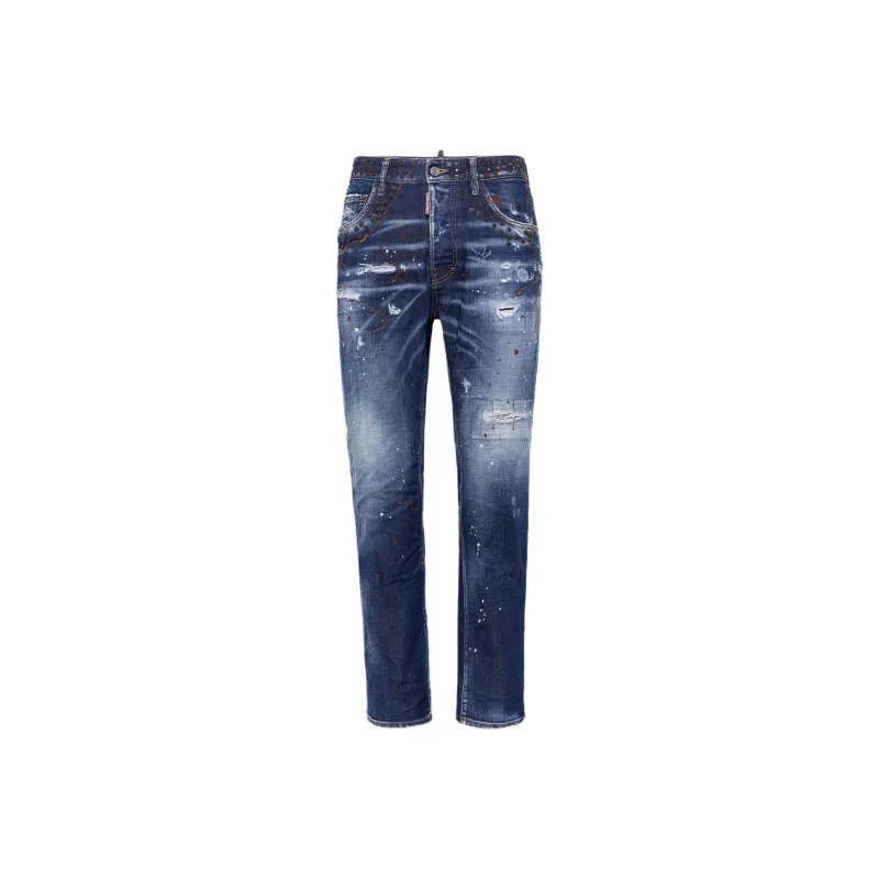 DSQUARED 2 Distressed Skinny Jeans-0