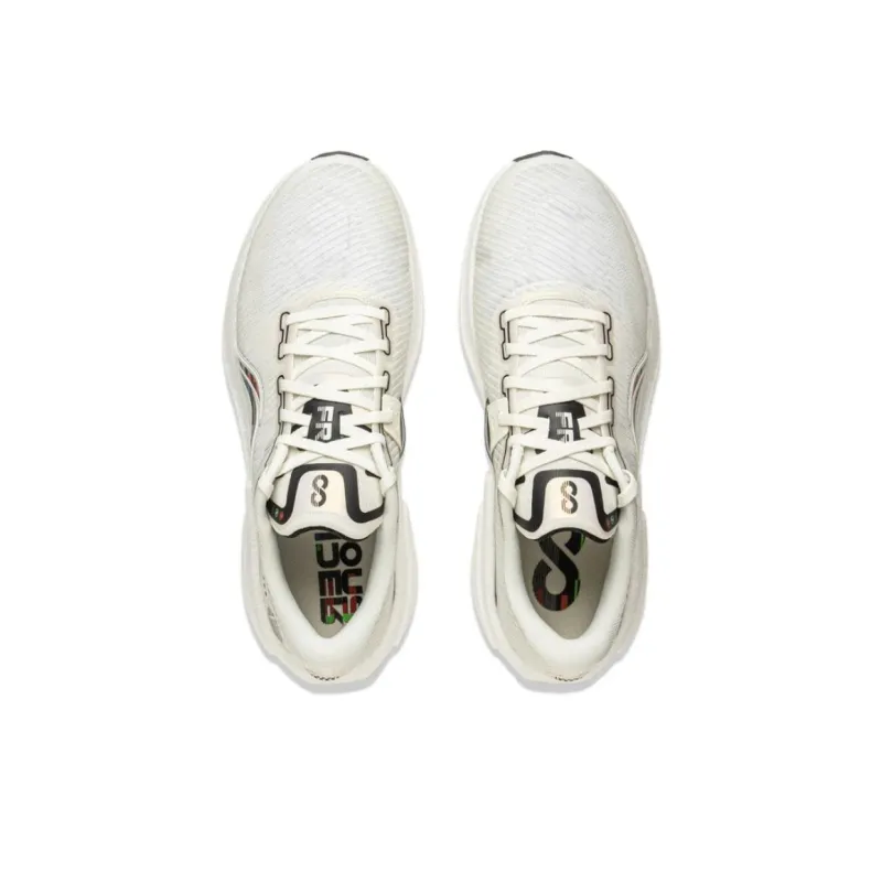 LiNing Liuliu 8 Cushioning, Slip Resistant, And Abrasion Resistant Low Top Casual Running Shoes Men's White Black-3