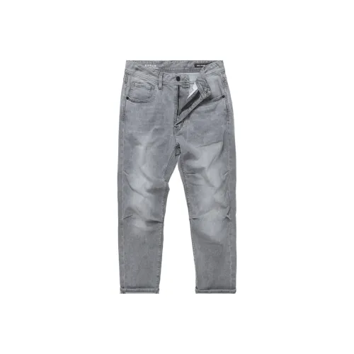 ABLE JEANS Men's Dark Smoke Gray