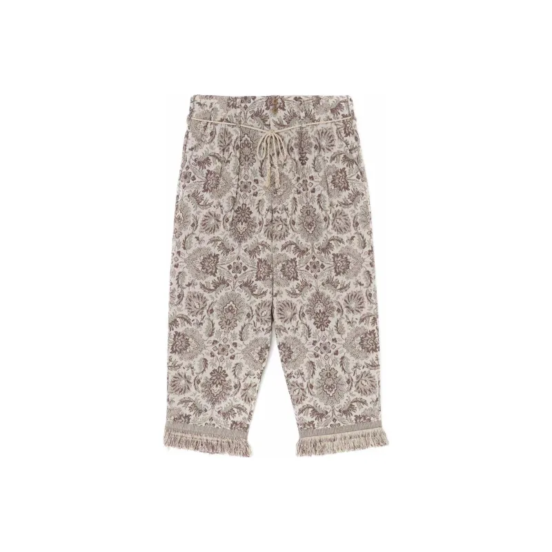 Yohji Yamamoto Casual Pants Unisex Beige Yellow-0