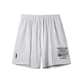 Muscle Dog Casual Shorts Men's Light Heather Gray
