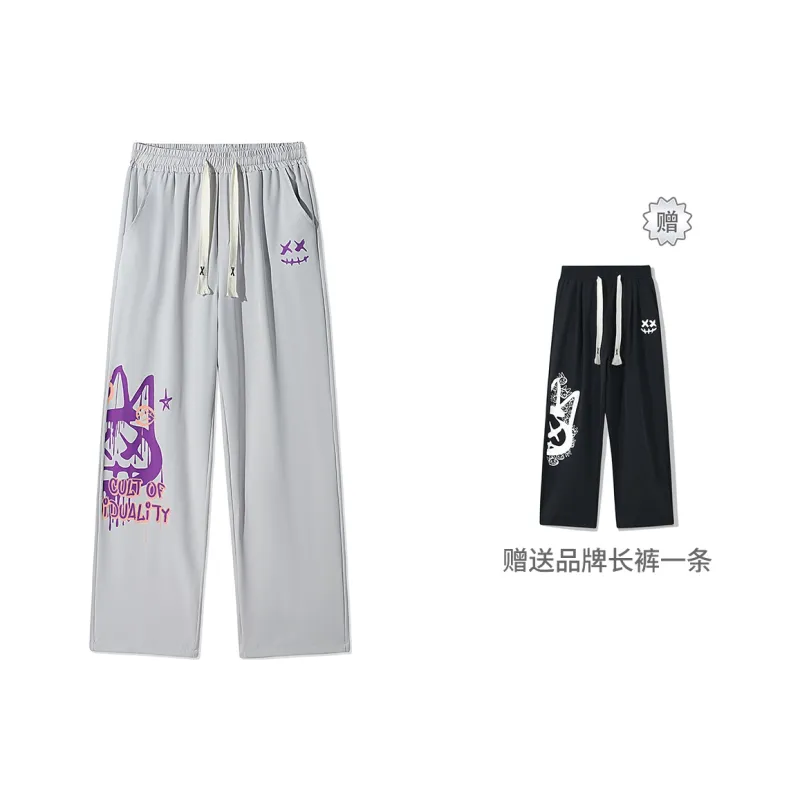 CULT OF INDIVIDUALITY Casual Pants Unisex Black-17