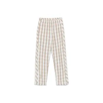 Blue Sky Inn Checked Bouclé Trousers