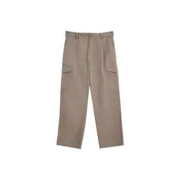 JACK&JONES Casual Pants Men Brown Gray E13