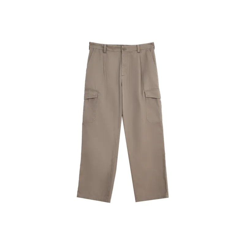 JACK&JONES Casual Pants Men Brown Gray E13-0