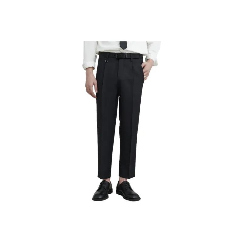 A.B.X Spring Ankle Length Casual Pants Men's-5