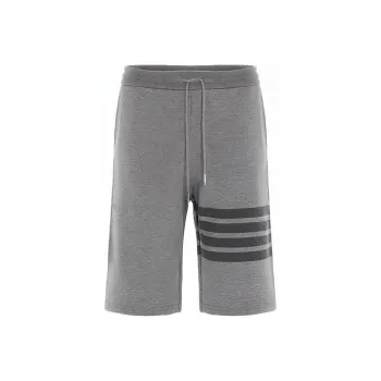 THOM BROWNE Cotton Striped Track Shorts