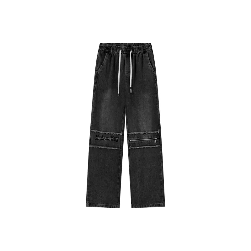 Qnxeey Jeans Unisex-6