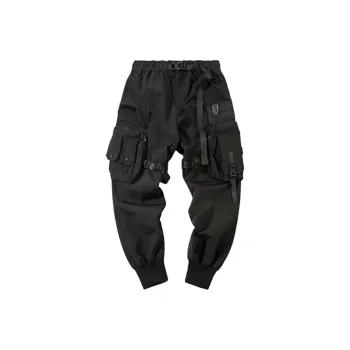 HKRXEC Cargo Pants Unisex Black