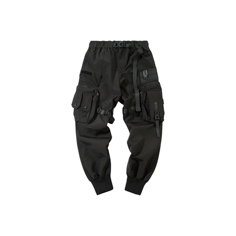 HKRXEC Cargo Pants Unisex Black-0