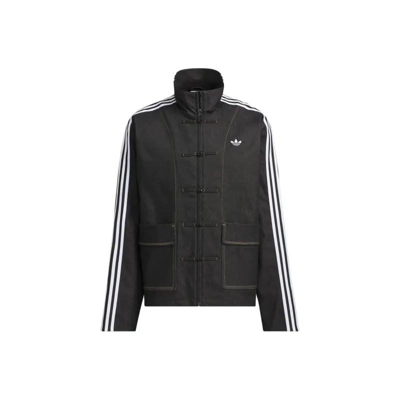 Adidas Originals TRACK TOP CN TT DENIM Jackets & Coats Unisex Black-0