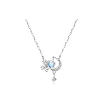 Happy Tide S999 Fine Silver Necklaces Women's