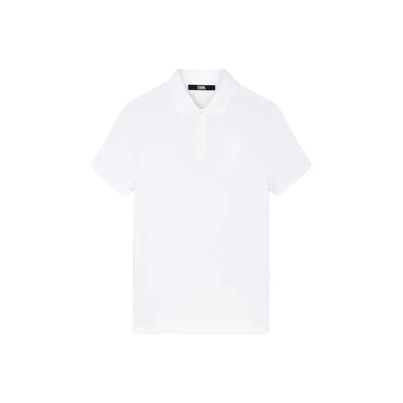 KARL LAGERFELD Polo Shirt Men's White-0