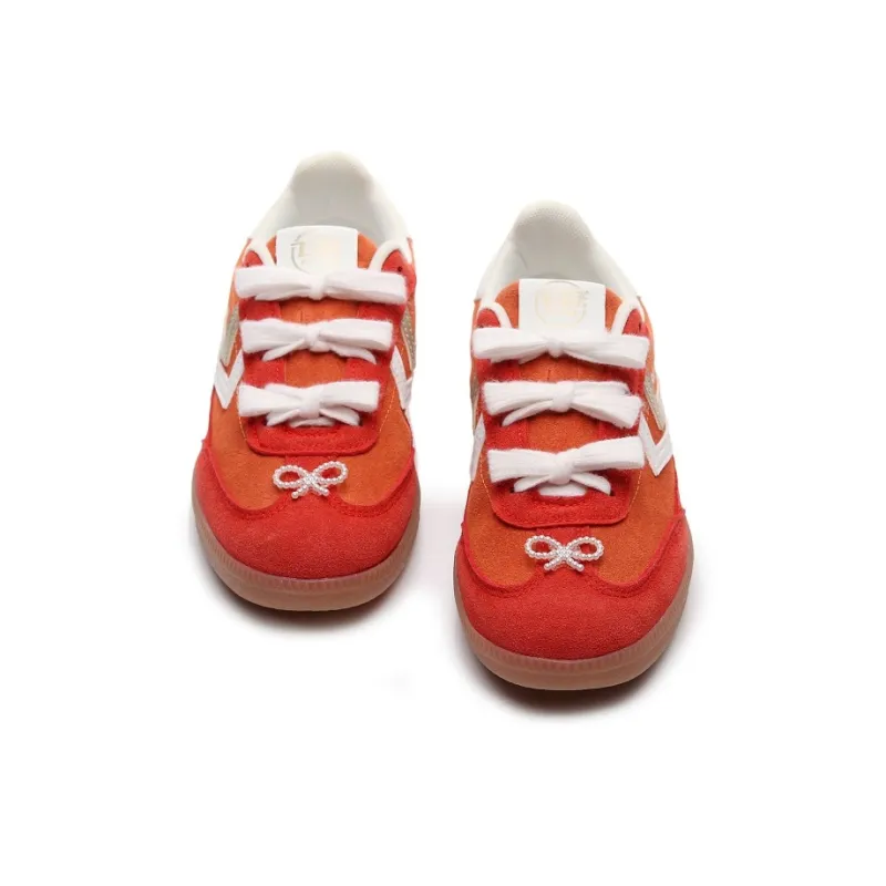 Feiyue Girly Heart Series Anti Slip Wear Resistant Low Top Skateboard Shoes Women's-2