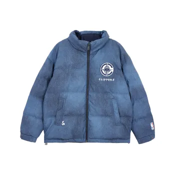 JACK JONES· x NBA Puffer Jacket Coat Men's Navy Blue