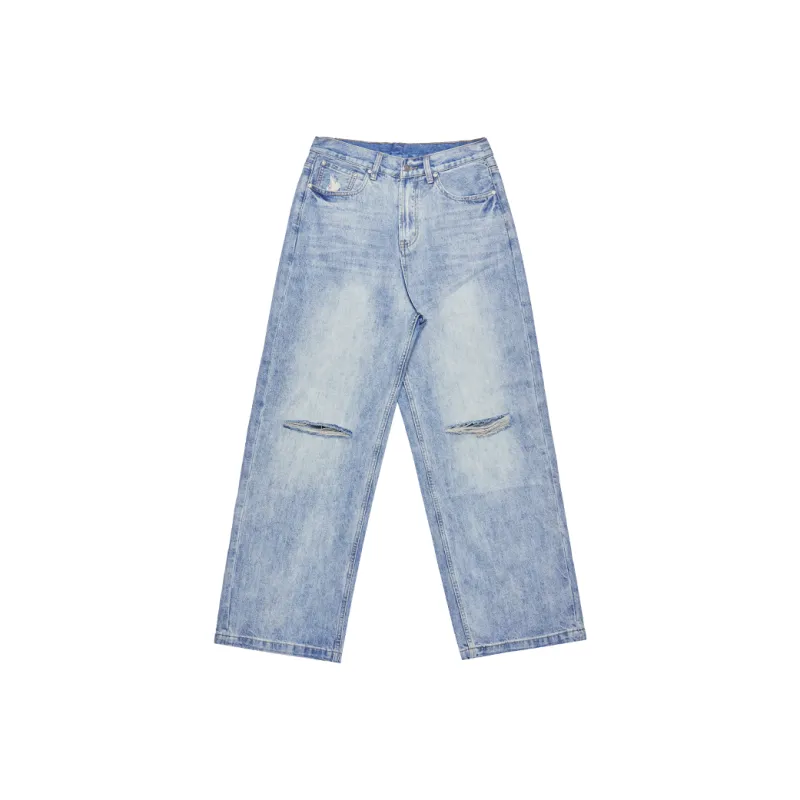 LOOKUN Jeans Unisex Blue-0