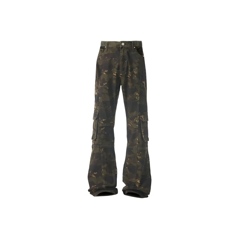KIRHNE Cargo Pants Unisex Camouflage-0