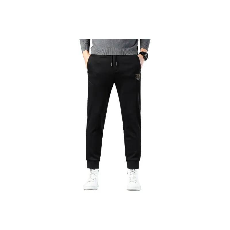 EDENBO Casual Pants Men Black-0