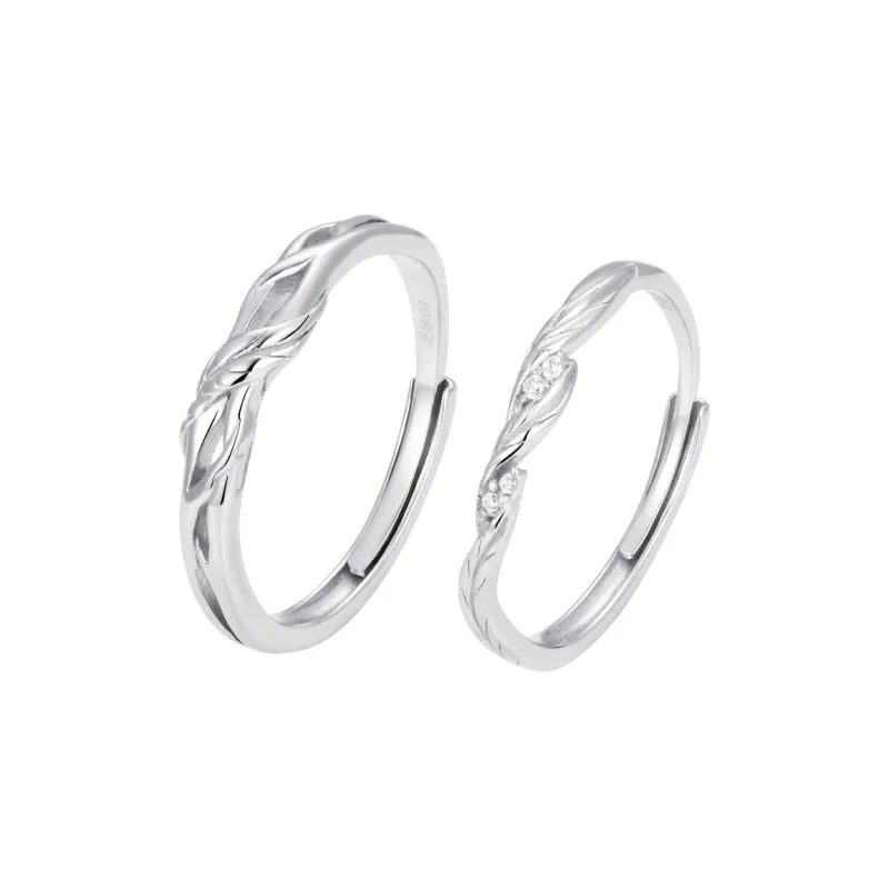 DAWO 999 Fine Silver Rings Unisex-0